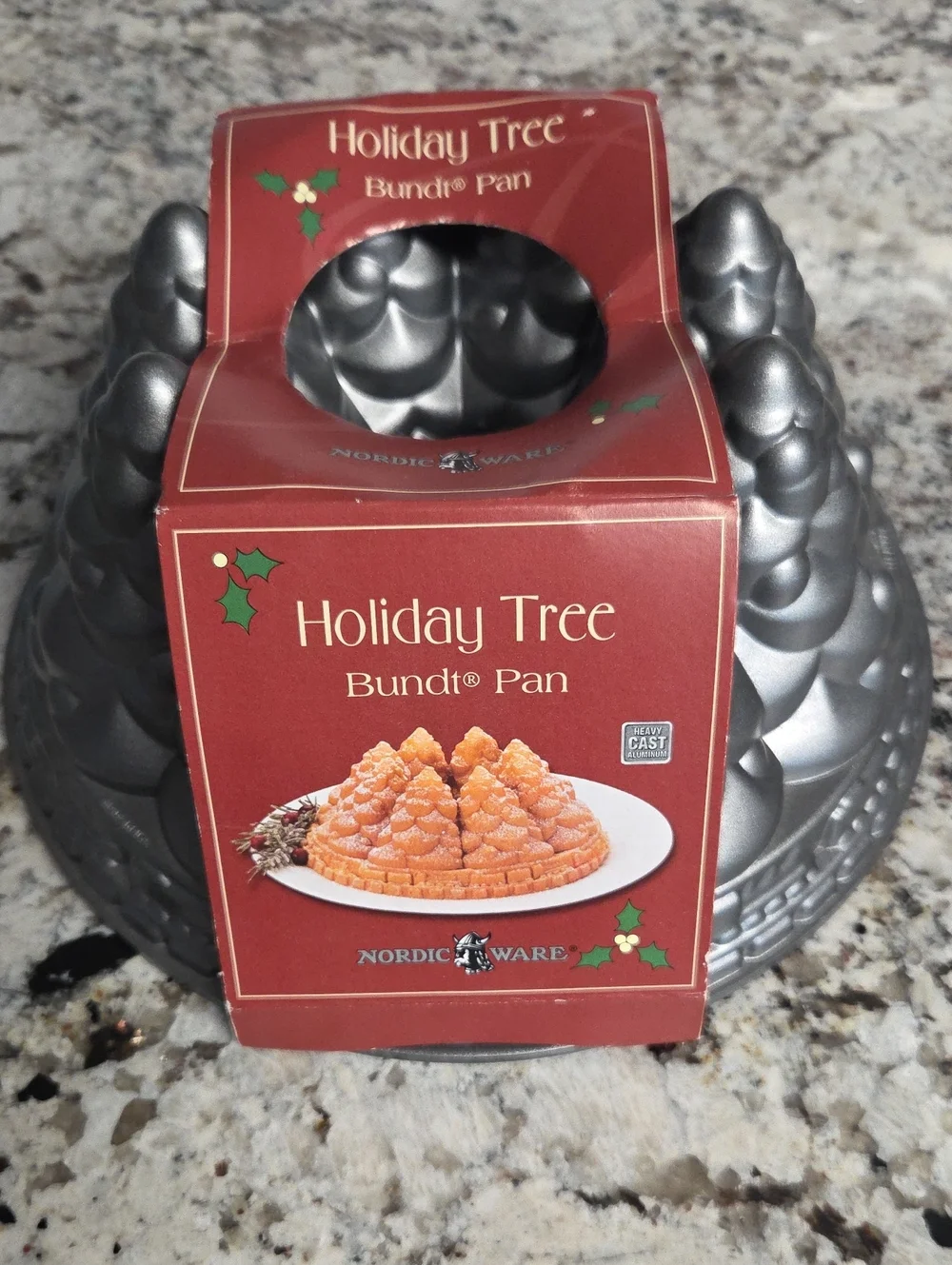 Nordic Ware Heavy Cast Holiday Tree Bundt Pan